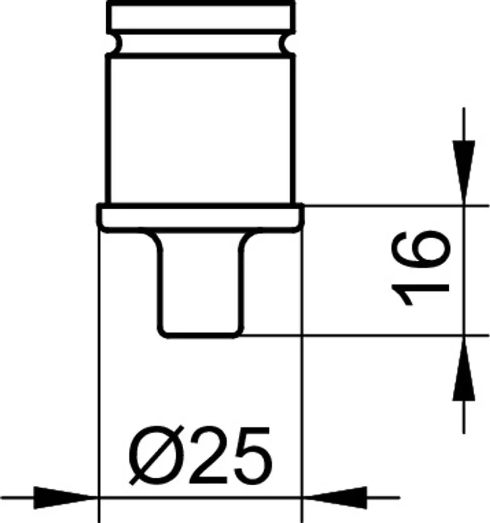 Keuco-KE-Verbindungsstueck-Plan-14931-fuer-Deckenstuetze-schwarzgrau-14931570000 gallery number 2